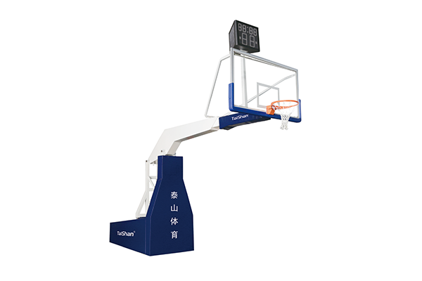 比赛用智能自行走篮球架(图1) 比赛用智能自行走篮球架(图1)