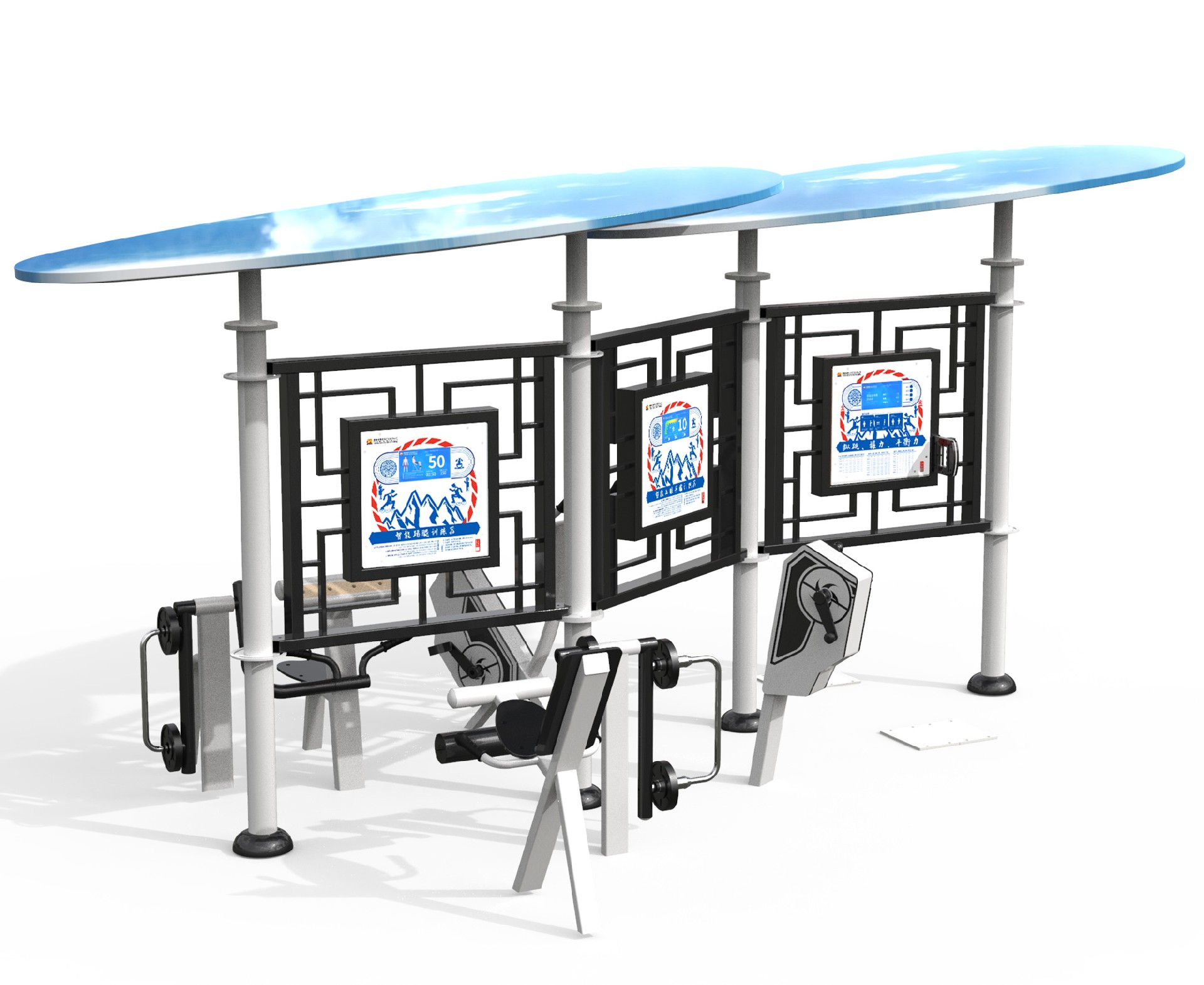 智能健身休闲长廊(图2) 智能健身休闲长廊(图2)